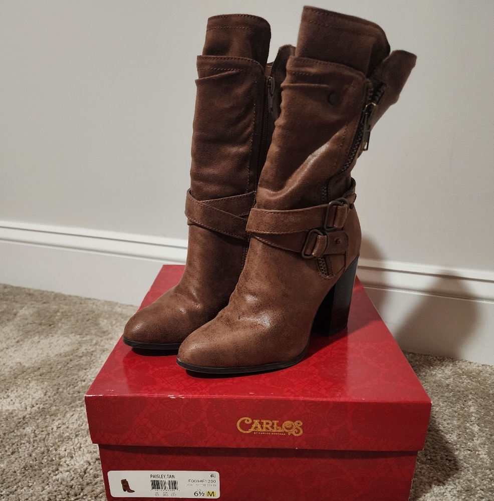Carlos Tan boots